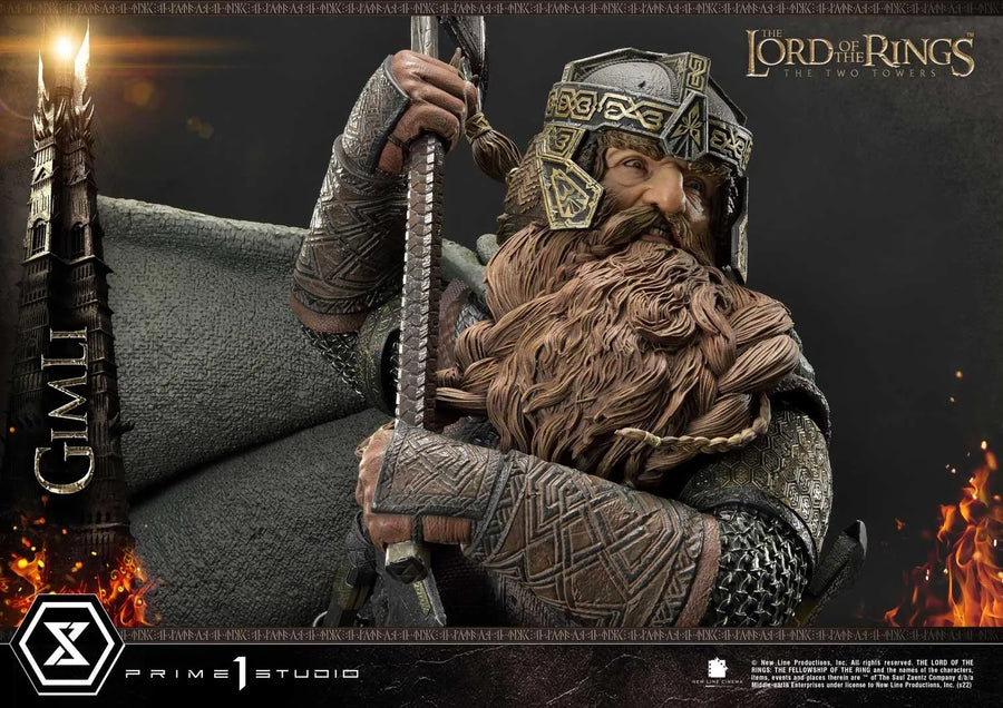 Gimli (Bonus Version) The Lord of the Rings: The Two Towers (Film) – Prime1Studio – ActionFigure Brasil