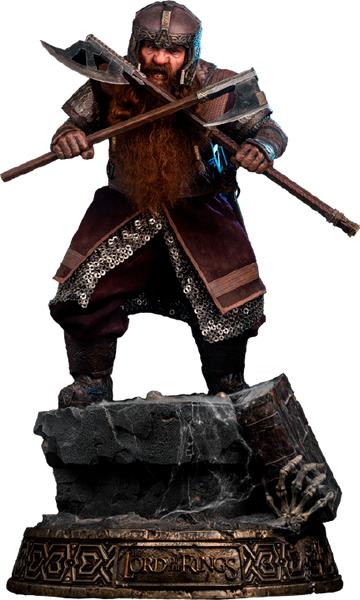 Gimli - LIMITED EDITION: 250 – Infinity Studio X Penguin Toys – ActionFigure Brasil — com base expositora
