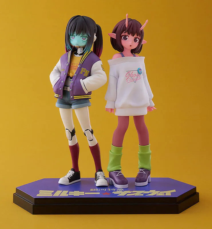 Ginga Tokkyuu Milky☆Subway - Kujo Chiharu - Kurusu Makina - Pop Up Parade - SP (Good Smile Company)ㅤ – Good Smile Company – ActionFigureBrasil