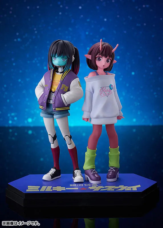 Ginga Tokkyuu Milky☆Subway - Kujo Chiharu - Kurusu Makina - Pop Up Parade - SP (Good Smile Company)ㅤ – Good Smile Company – ActionFigureBrasil