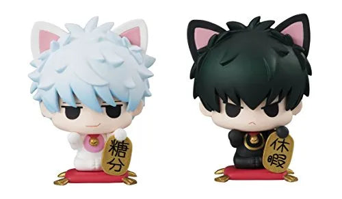 Gintama. - Sakata Gintoki - Petit Chara Land - Maneki Makuri Neko Set (MegaHouse)ㅤ – MegaHouse – ActionFigureBrasil