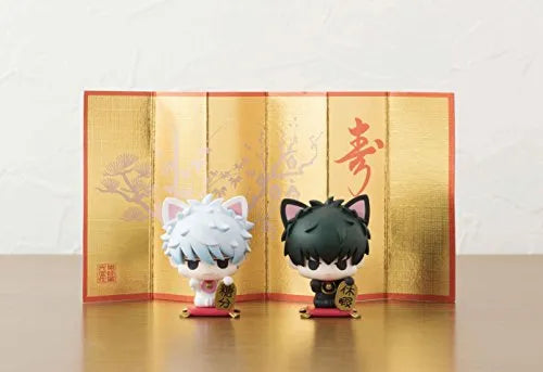Gintama. - Sakata Gintoki - Petit Chara Land - Maneki Makuri Neko Set (MegaHouse)ㅤ – MegaHouse – ActionFigureBrasil