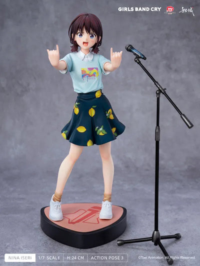 Girls Band Cry - Iseri Nina - Da Yu - 1/7 (Jimei Palace)ㅤ – Jimei Palace – ActionFigureBrasil — com base expositora