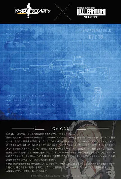 Girls Frontline - Little Armory LADF03 - GrG36 Type - 1/12 (Tomytec)ㅤ – Tomytec – ActionFigureBrasil