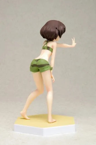 Girls und Panzer - Akiyama Yukari - Beach Queens - 1/10 - Swimsuit ver. (Wave)ㅤ – Wave – ActionFigureBrasil