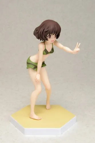 Girls und Panzer - Akiyama Yukari - Beach Queens - 1/10 - Swimsuit ver. (Wave)ㅤ – Wave – ActionFigureBrasil