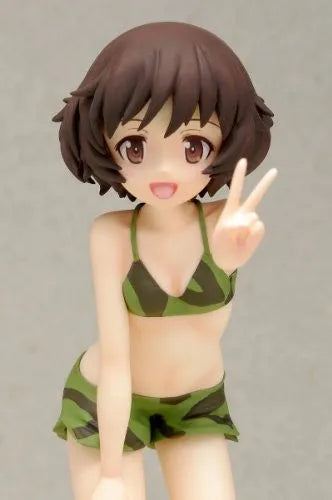 Girls und Panzer - Akiyama Yukari - Beach Queens - 1/10 - Swimsuit ver. (Wave)ㅤ – Wave – ActionFigureBrasil