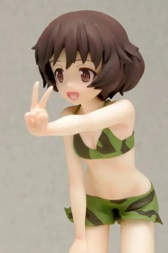 Girls und Panzer - Akiyama Yukari - Beach Queens - 1/10 - Swimsuit ver. (Wave)ㅤ – Wave – ActionFigureBrasil