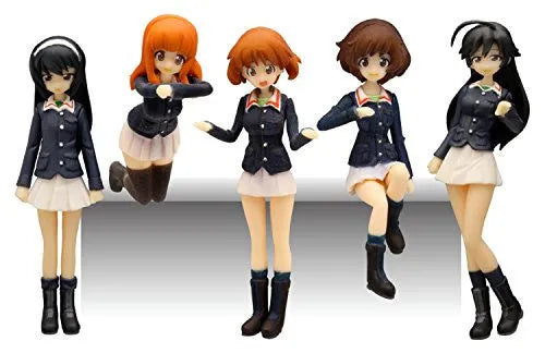 Girls und Panzer - Akiyama Yukari - Isuzu Hana - Nishizumi Miho - Reizei Mako - Takebe Saori - Anko Team Panzer Jacket ver. Figure Set - 1/35 (Platz)ㅤ – Platz Hobby – ActionFigureBrasil