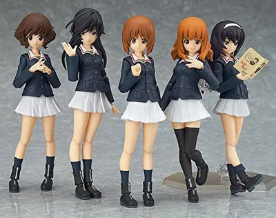 Girls und Panzer - Akiyama Yukari - Isuzu Hana - Nishizumi Miho - Reizei Mako - Takebe Saori - Figma EX-031 - Ankou Team Setㅤ – Max Factory – ActionFigureBrasil