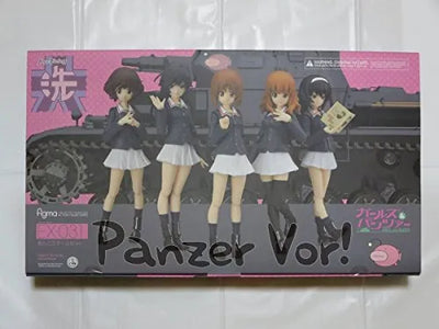 Girls und Panzer - Akiyama Yukari - Isuzu Hana - Nishizumi Miho - Reizei Mako - Takebe Saori - Figma EX-031 - Ankou Team Setㅤ – Max Factory – ActionFigureBrasil — ângulo diferente