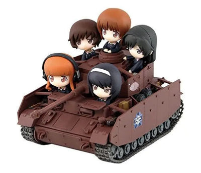 Girls und Panzer - Akiyama Yukari - Isuzu Hana - Nishizumi Miho - Reizei Mako - Takebe Saori - Panzerkampfwagen IV Ausf. D Kai (H Model Type) - Ending Ver. (Pit-Road)ㅤ – Pit-Road – ActionFigureBrasil