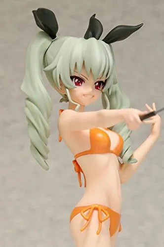 Girls und Panzer - Anchovy - Beach Queens - 1/10 - Swimsuit ver. (Wave)ㅤ – Wave – ActionFigureBrasil — ambientada
