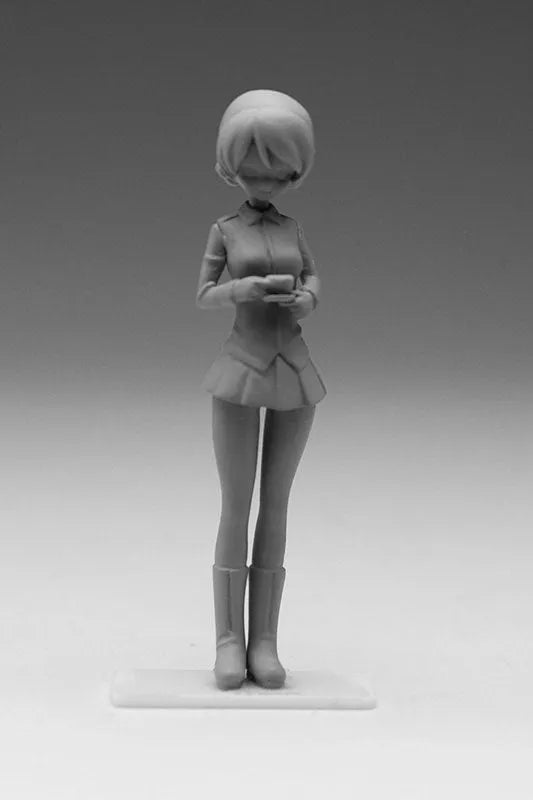 Girls und Panzer - Anchovy - Darjeeling - Kay - Captain Figure Set - 1/35 (Platz)ㅤ – Platz Hobby – ActionFigureBrasil