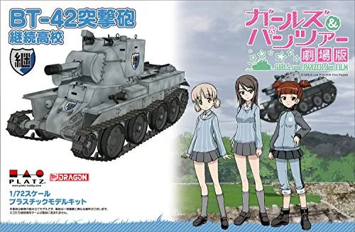 Girls und Panzer der Film - BT-42 Assault Gun - 1/72 - Jatkosota High School (Platz)ㅤ – Platz Hobby – ActionFigureBrasil