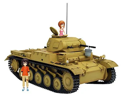 Girls und Panzer der Film - Nishizumi Maho - Nishizumi Miho - PzKpfw II Ausf. F - 1/35 - Memory of Miho & Maho (Platz)ㅤ – Platz Hobby – ActionFigureBrasil