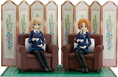 Girls und Panzer der Film - Orange Pekoe - Figma #406 - Darjeeling - Figma #406ㅤ – Max Factory – ActionFigureBrasil