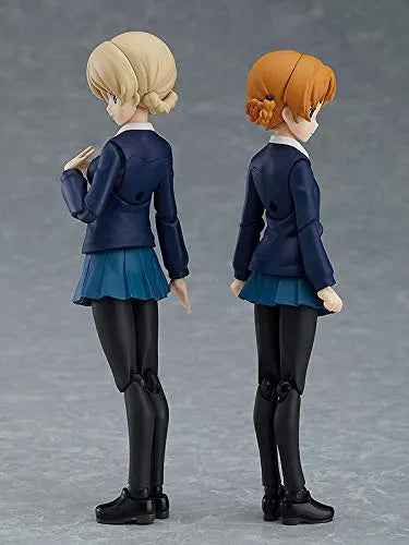 Girls und Panzer der Film - Orange Pekoe - Figma #406 - Darjeeling - Figma #406ㅤ – Max Factory – ActionFigureBrasil