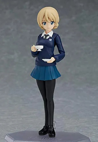 Girls und Panzer der Film - Orange Pekoe - Figma #406 - Darjeeling - Figma #406ㅤ – Max Factory – ActionFigureBrasil