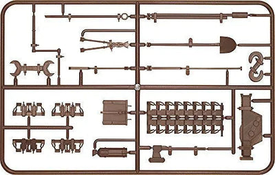 Girls und Panzer - Figma Vehicles - Panzer IV Ausf. D Tank Equipment Set (Brown) - 1/12 (Max Factory)ㅤ – Max Factory – ActionFigureBrasil