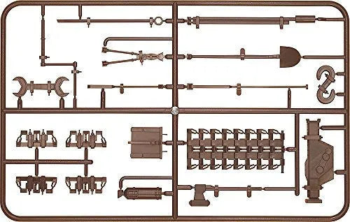Girls und Panzer - Figma Vehicles - Panzer IV Ausf. D Tank Equipment Set (Brown) - 1/12 (Max Factory)ㅤ – Max Factory – ActionFigureBrasil