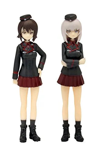 Girls und Panzer - Girls und Panzer der Film - Nishizumi Maho - Itsumi Erika - 1/35 (Platz)ㅤ – Platz Hobby – ActionFigureBrasil
