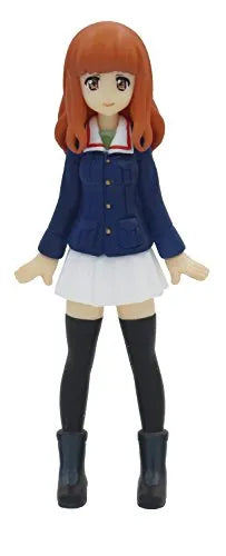 Girls und Panzer - Girls und Panzer der Film - Nishizumi Miho - Akiyama Yukari - Takebe Saori - Isuzu Hana - Reizei Mako - 1/35 (Platz)ㅤ – Platz Hobby – ActionFigureBrasil