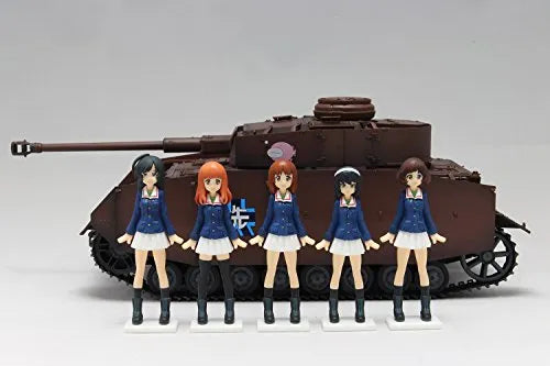 Girls und Panzer - Girls und Panzer der Film - Nishizumi Miho - Akiyama Yukari - Takebe Saori - Isuzu Hana - Reizei Mako - 1/35 (Platz)ㅤ – Platz Hobby – ActionFigureBrasil