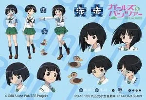 Girls und Panzer - Kenritsu Ooarai Joshi Gakuen Koubou Type 95 Reconnaissance Car - 1/35 (Pit-Road)ㅤ – Pit-Road – ActionFigureBrasil