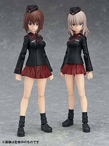 Girls und Panzer - Nishizumi Maho - Itsumi Erika - Figma #332ㅤ – Max Factory – ActionFigureBrasil