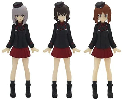 Girls und Panzer - Nishizumi Maho - Nishizumi Miho - Itsumi Erika - 1/35 - Kuromorimine Girls High School (Platz)ㅤ – Platz Hobby – ActionFigureBrasil