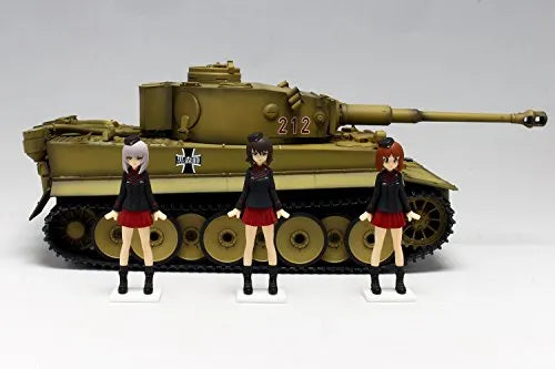 Girls und Panzer - Nishizumi Maho - Nishizumi Miho - Itsumi Erika - 1/35 - Kuromorimine Girls High School (Platz)ㅤ – Platz Hobby – ActionFigureBrasil