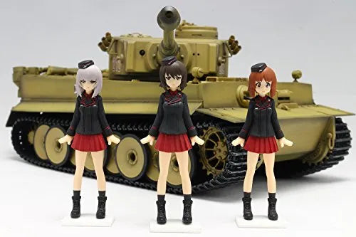 Girls und Panzer - Nishizumi Maho - Nishizumi Miho - Itsumi Erika - 1/35 - Kuromorimine Girls High School (Platz)ㅤ – Platz Hobby – ActionFigureBrasil
