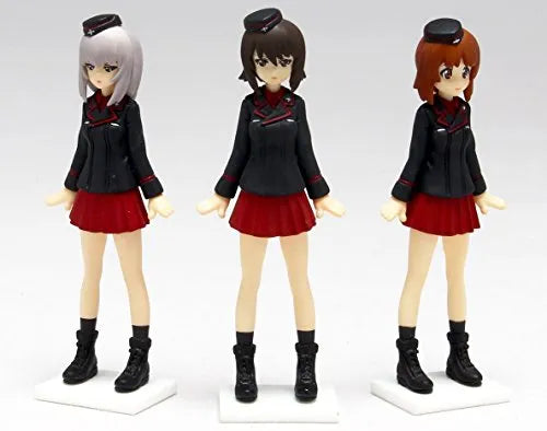 Girls und Panzer - Nishizumi Maho - Nishizumi Miho - Itsumi Erika - 1/35 - Kuromorimine Girls High School (Platz)ㅤ – Platz Hobby – ActionFigureBrasil