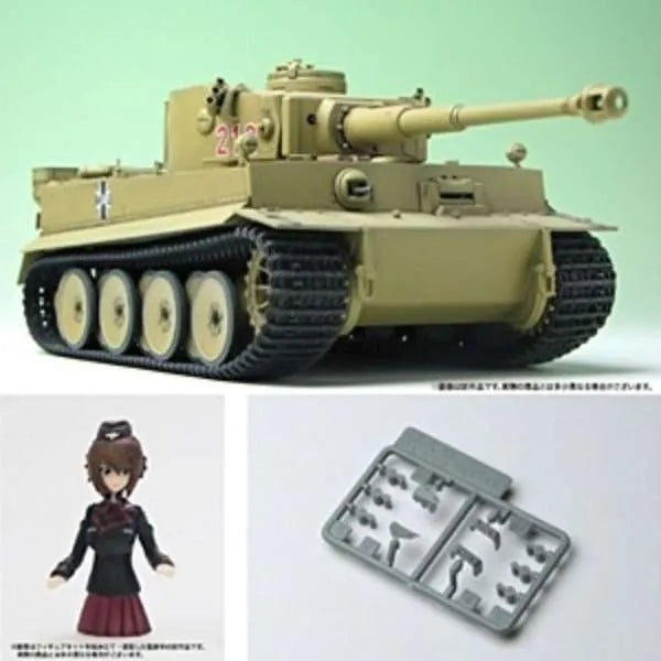 Girls und Panzer - Nishizumi Maho - Tiger I -Kuromorimine Girls High School Ver.- Expert Set - 1/35 - Miyazawa Limited (Platz)ㅤ – Platz Hobby – ActionFigureBrasil