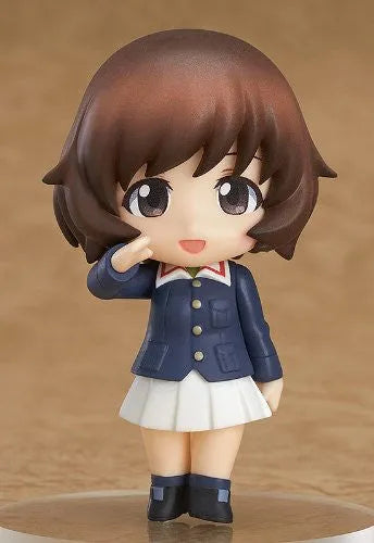 Girls und Panzer - Nishizumi Miho - Nendoroid Petit - Nendoroid Petit Girls und Panzer - Nendoroid Petite: Girls und Panzer - Ankou Team Ver. (Good Smile Company)ㅤ – Good Smile Company – ActionFigureBrasil