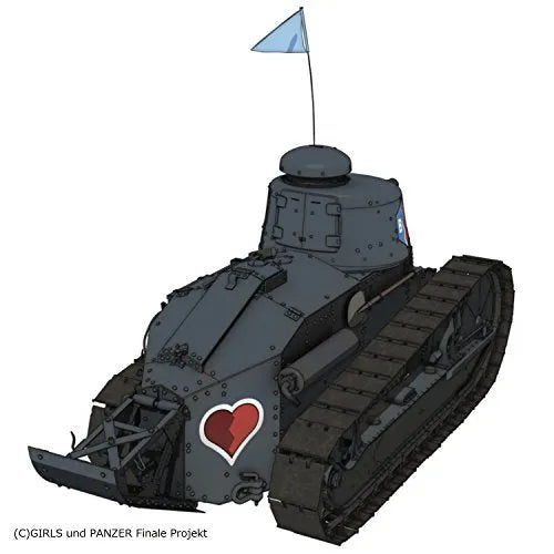 Girls und Panzer: Saishuushou - FT-17 - 1/35 - BC Freedom High School (Platz)ㅤ – Platz Hobby – ActionFigureBrasil