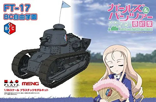 Girls und Panzer: Saishuushou - FT-17 - 1/35 - BC Freedom High School (Platz)ㅤ – Platz Hobby – ActionFigureBrasil
