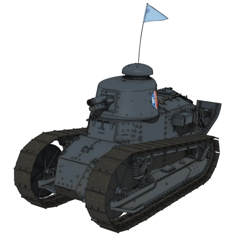 Girls und Panzer: Saishuushou - FT-17 - 1/72 - BC Freedom Academy (Platz, FlyHawk)ㅤ – Platz Hobby – ActionFigureBrasil