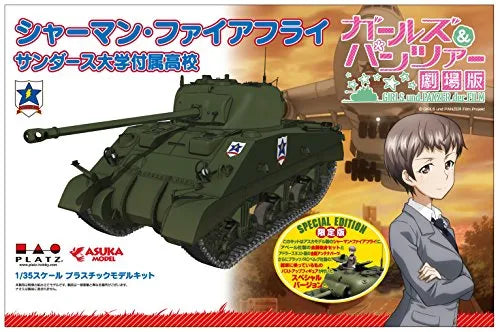 Girls und Panzer - Sherman vc Firefly - 1/35 - Sanders University High School (Platz)ㅤ – Platz Hobby – ActionFigureBrasil