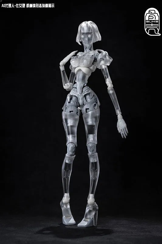 GK01FEC1 - AI Agent Maiden - Type C1 - Transparent Ver. - 1/12 (Hone kara kōbō)ㅤ – Hone kara kōbō – ActionFigureBrasil