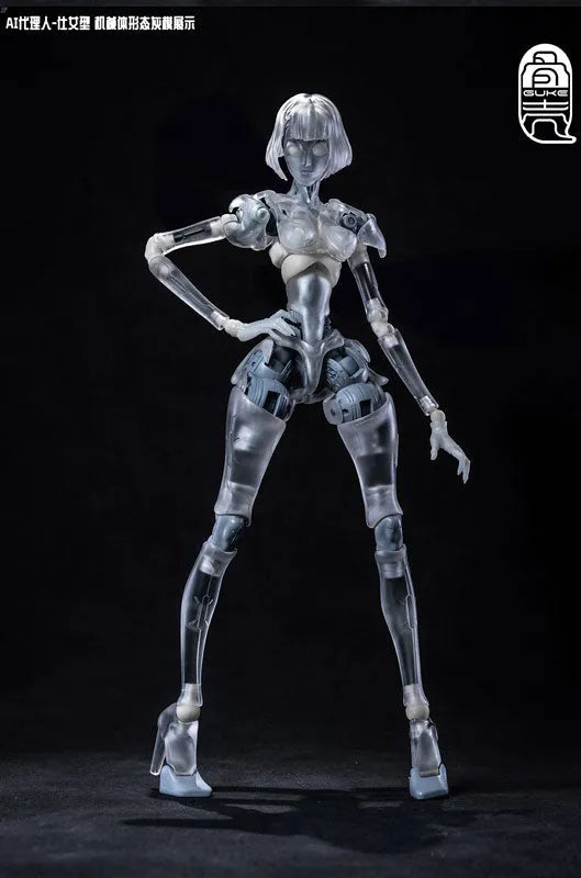 GK01FEC1 - AI Agent Maiden - Type C1 - Transparent Ver. - 1/12 (Hone kara kōbō)ㅤ – Hone kara kōbō – ActionFigureBrasil