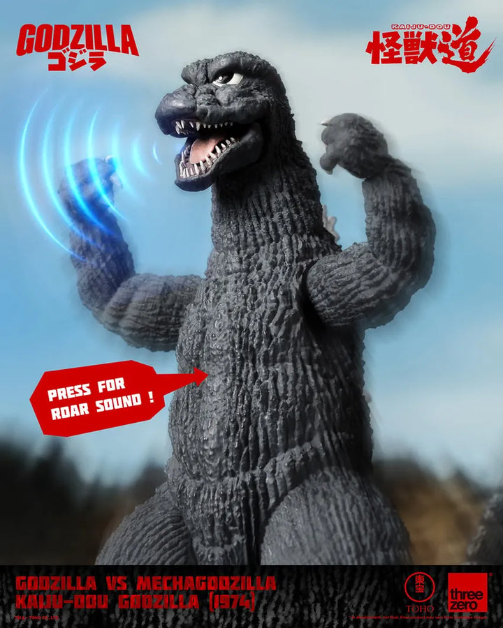 Godzilla (1974) KAIJU-DOU – Threezero – ActionFigure Brasil