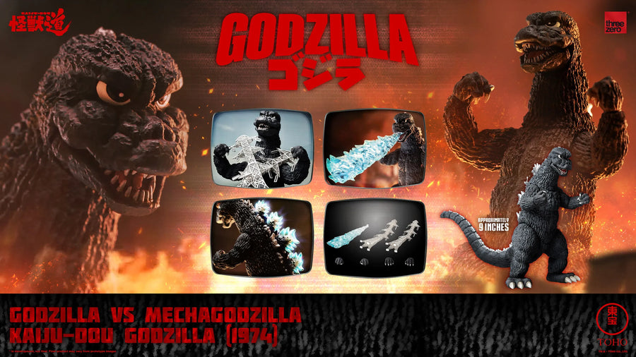 Godzilla (1974) KAIJU-DOU – Threezero – ActionFigure Brasil
