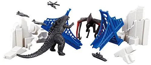 Godzilla (2014) - Gojira - MUTO - Godzilla 2014 City Diorama (Bandai)ㅤ – Bandai – ActionFigureBrasil