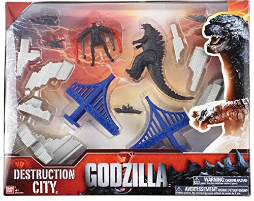 Godzilla (2014) - Gojira - MUTO - Godzilla 2014 City Diorama (Bandai)ㅤ – Bandai – ActionFigureBrasil