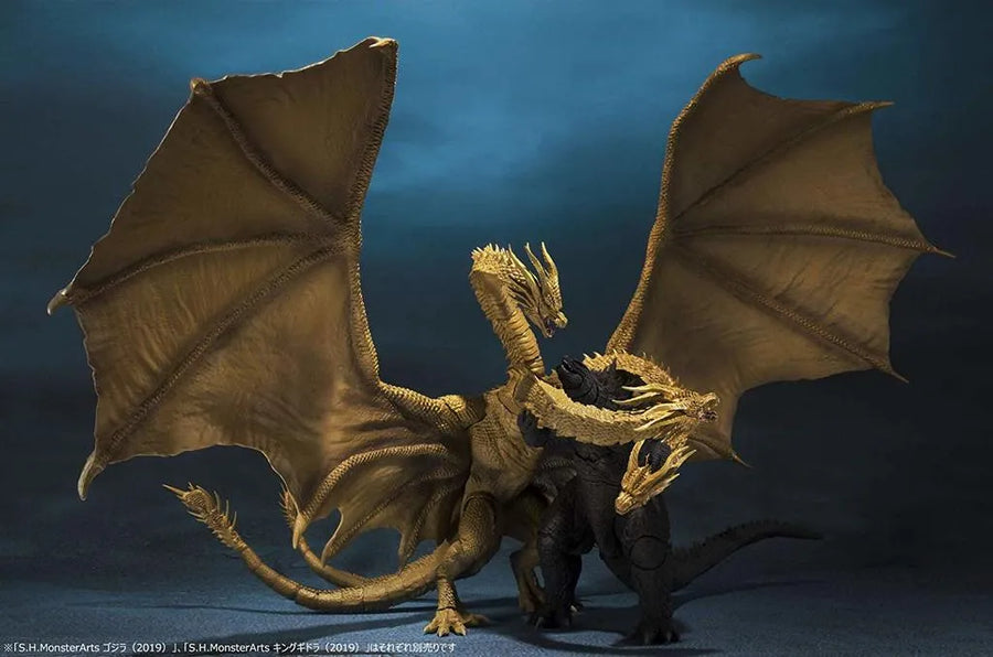 Godzilla: King of the Monsters - King Ghidorah - S.H.MonsterArts (Bandai Spirits)ㅤ – Bandai Spirits – ActionFigureBrasil
