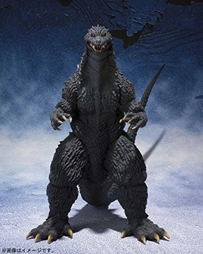 Gojira × MechaGojira (2002) - Gojira - S.H.MonsterArts - 2002 (Bandai)ㅤ – Bandai – ActionFigureBrasil — com base expositora