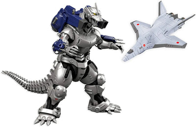Gojira × MechaGojira (2002) - MechaGojira - Aoshima Character Kit Selection GO-03 - MFS-3 Type-3 Kiryu, Full Complete Version With Shirasagi (Aoshima)ㅤ – Aoshima – ActionFigureBrasil
