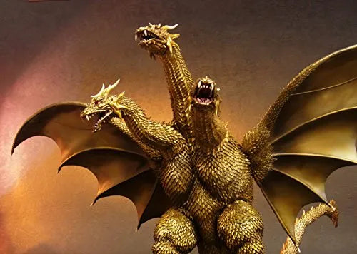 Gojira, Mothra, King Ghidorah Daikaijuu Soukougeki - King Ghidorah - Toho Daikaiju Series - 2001 Edition (X-Plus)ㅤ – X-Plus – ActionFigureBrasil